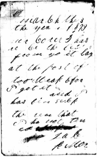Jack Walker SCC handwritten document
