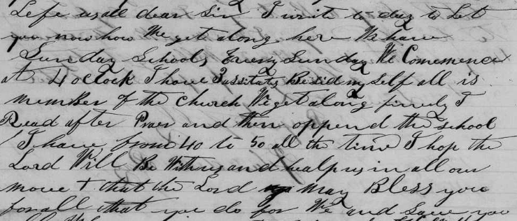 A close-up of a handwritten letter

Description automatically generated