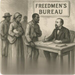 Illustration of the Freedmen's Bureau