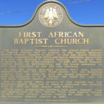 First African Baptist Church Historical Marker